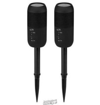 iLIVE Waterproof Bluetooth 2-pack Stake Speakers Built-in rechargeable batteries - £41.75 GBP