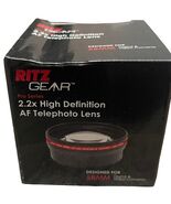 Ritz Gear 2.2x High Definition AF Telephoto Lens For 58mm. New In Box - $291.28 MXN