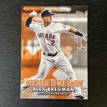 2022 Topps Series 1 Baseball Alex Bregman Welcome to the Show WTTS-29 - £1.54 GBP