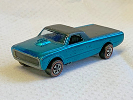 1968 Mattel Hot Wheels Redline Custom Fleetside Metallic Aqua 1:64 Diecast Car - £118.47 GBP