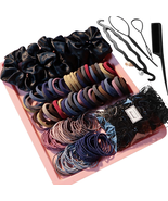 755PCS Hair Accessories for Woman Set Seamless Ponytail Holders Variety ... - $241.84 MXN