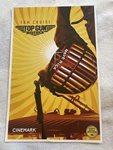 Top Gun Maverick 11&quot;X17&quot; Original Promo Movie Poster Mint Cinemark Le Tom Cruise - £23.49 GBP