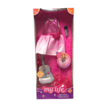 My Life Pop Star Doll Clothing Playset For 18 inch Doll Guitar Plays Music New - £30.24 GBP