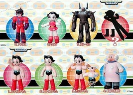 Kobunsha Takara Mighty Atom Astro boy SOF-BITS Vinyl Figure Full Set of 8 Rare - £115.74 GBP