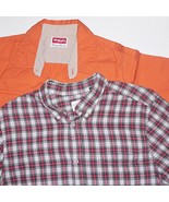 LOT OF 2 MEN&#39;S Sz L / LARGE SHIRTS ~ VG ~ WRANGLER &amp; FIVE FOUR ~ PLAID &amp;... - $27.15 CAD