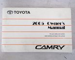 2005 Toyota Camry Owners Manual Guide Book [Paperback] Toyota Dealer - $41.16