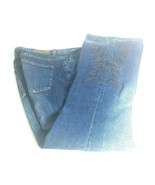 Ralph Lauren Women&#39;s Petite 6P Jeans Straight Cut Embellished Beaded, St... - $13.36