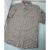 Carbon 2 Cobalt Men Shirt Short Sleeve Lightweight Button Up 2 Pockets Large L - £19.76 GBP