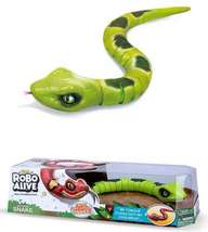 Zuru Robo Alive Slithering Snake - Green Interactive Robot snake - £15.94 GBP