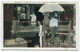 Movie Shoot for East is West Constance Talmadge Hollywood California postcard - £5.37 GBP