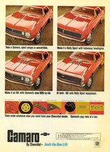 1967 Camaro Poster 24 X 36 Inch | Ad | One Of A Kind! - £16.24 GBP