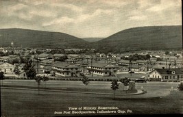 RPPC Postcard Military Reservation-Post Headquarters Indiantown Gap PA BK41 - £3.87 GBP