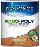 Seal-Once Nano+Poly Penetrating Wood Sealer with Polyurethane - Premium - $2,139.79 MXN