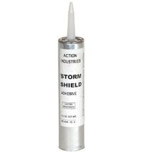 Garage Door Storm Shield Threshold Adhesive Weather Seal 10.3oz Covers 17ft - $26.95