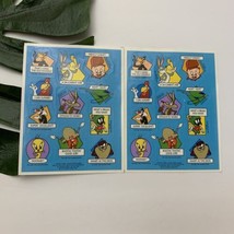 Hallmark Vintage Looney Tunes Stickers 2 Sheets 1994 Blue Bugs Tweety Taz - $9.89