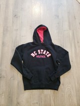 NCSU NC State University Wolfpack Women&#39;s Hoodie Medium Black Pink White - $9.90