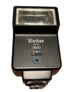 Vivitar AUTO 2600 Camera Electronic Flash Hot Shoe Mount Auto-Off Vintag... - $13.48 CAD