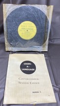 Dayton Daily News Learn A Language Vinyl Record Spanish With Booklet 1955 - £12.82 GBP