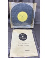 Dayton Daily News Learn A Language Vinyl Record Spanish With Booklet 1955 - £13.22 GBP