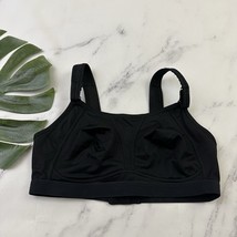Soma Sport Max Support Wireless Sports Bra Size 34 D Black Workout - $24.74
