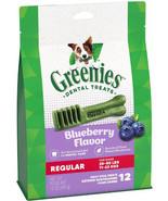 Greenies Regular Dental Dog Treats Blueberry 12 count Greenies Regular D... - £30.84 GBP