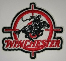 Winchester Rifle~Embroidered Patch~3 1/4&quot; X 3 1/8&quot;~Gun~2nd Amendment~Iron Sew On - £3.83 GBP