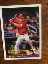 Mike Trout 2018 Donruss Baseball Card (01271) - $4.00