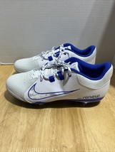 Nike Hyperdiamond 4 Pro 12 White Blue Lace-Up Softball Cleats Women&#39;s FZ... - $951.94 MXN