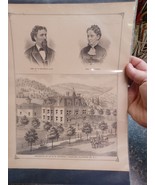 Residence Of W W Crandall Andover NY Allegany County 11&quot; x 14&quot; Original - $103.00 CAD