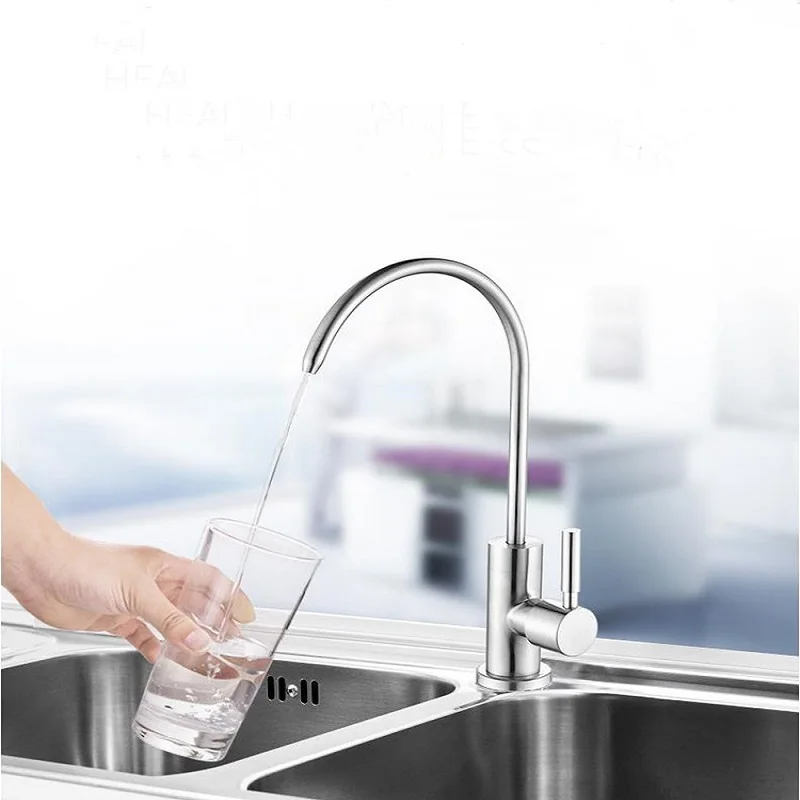 House Home 1/4&quot;Kitchen Faucets Direct Drinking Tap Water Purifier Faucet for Kit - £42.35 GBP