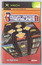 Midway Arcade Treasures 1 Video Game Microsoft XBOX MANUAL Only - £7.75 GBP