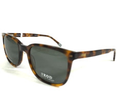IZOD Sunglasses IZ 777 Brown Tortoise Square Frames with Green Lenses 54-20-145 - £58.53 GBP