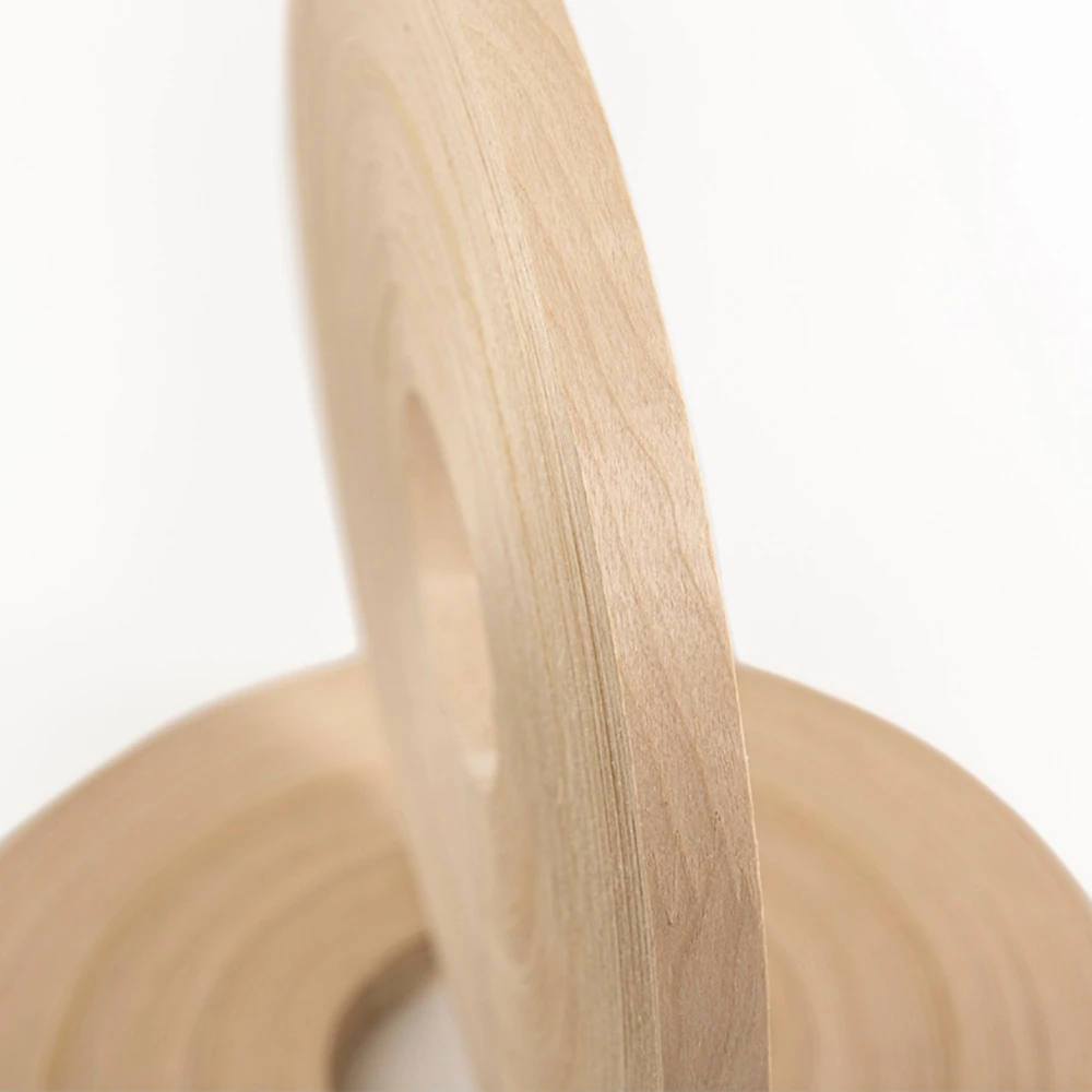 50-100Meters/roller  Width:20mm Thickness:0.5mm Natural White Birch Edge Bandi - £30.27 GBP+