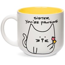 Pavilion Gift Company Blobby Cat, Funny Cat Sister You&#39;re Pawsome Mug, 1... - $33.99