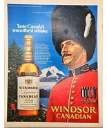 WINDSOR SUPREME CANADIAN WHISKEY-Liquor-Parties-Celebration-1968 VTG Pri... - $11.71