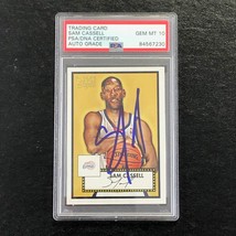 2005-06 Topps 1952 Style #18 Sam Cassell Signed Card AUTO 10 PSA Slabbed Clipper - £55.81 GBP