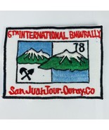 BMW Motorcycle Patch BMWMOA 1978 6th International Rally Ouray Colorado VTG - $19.55