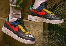 Nike Mens Air Force 1 Bhm Trainers Solid Multicolor Size Uk 9 CT5534-001 - £110.15 GBP