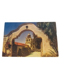 Postcard Mission Carmel San Carlos Barremeo Chrome Unposted - £5.33 GBP