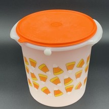 Tupperware 5L Halloween Candy Corn Treat Bucket with Lid Missing Handle ... - £11.57 GBP