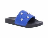 INC INTL Concepts Women Studded Slide Sandals Peymin Size US 5M Cobalt Blue - £15.69 GBP