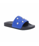 INC INTL Concepts Women Studded Slide Sandals Peymin Size US 5M Cobalt Blue - $19.80