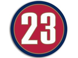 4&quot; Lebron James #23 Cleveland Cavaliers Bumper Sticker Decal Emblem Usa Made - £13.66 GBP