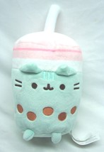 Gund Pusheen Bubble Boba Tea Cat 8&quot; Plush Stuffed Animal Toy - £15.48 GBP