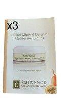 EMINENCE lilikoi mineral defense moisturizer SPF33 travel packets size p... - $12.38