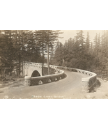 RPPC Postcard Eagle Creek Bridge Columbia River Highway Oregon Cross Dim... - £3.91 GBP