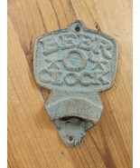 Cast Iron Beer O&#39; Clock Beer Soda Bar Bottle Opener Wall Mounted Faded G... - €12,95 EUR