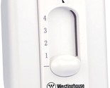 White 7787200 Ceiling Fan Wall Control From Westinghouse Lighting. - $33.93