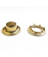 Grommets, #4 Brass, Heavy Duty Rolled Rim Spur, 9/16&quot; Inch Hole, 12 Pc. Set - $362.41 MXN