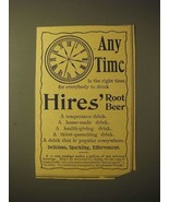 1893 Hires' Root Beer Ad - Any time is the right time for everybody to drink  - £14.82 GBP